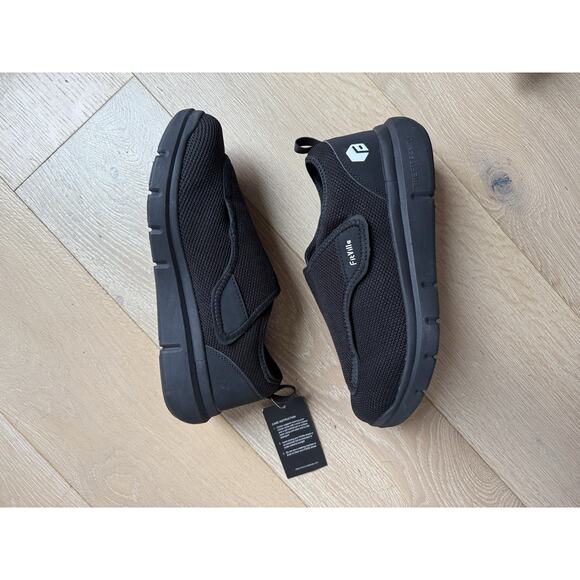 Fitville Mens Marca Black Knit Orthopedic Diabetic Walking Shoes Size 10.5 EW - Picture 8 of 9